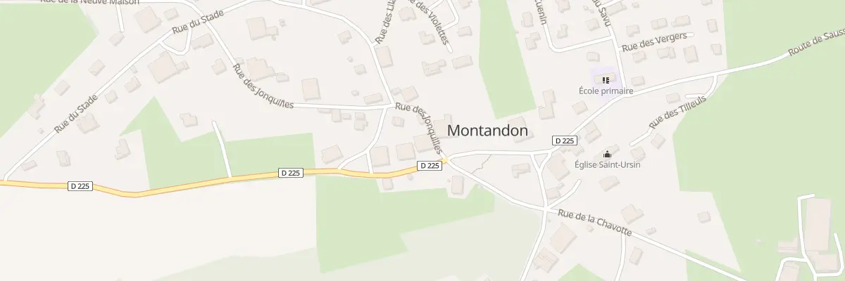 Plan du 8 Rue Principale à Montandon