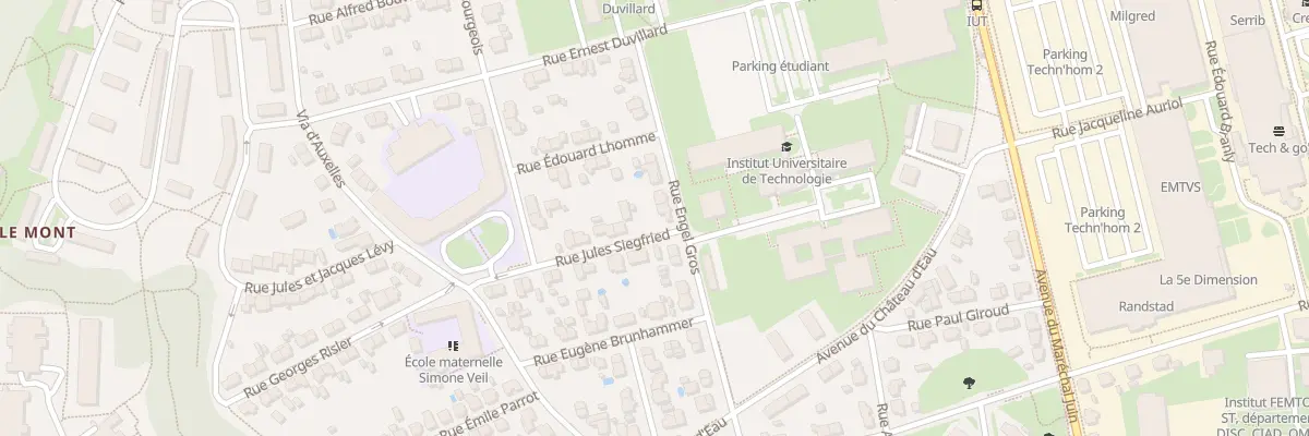 Plan du 19 Rue Engel Gros à Belfort