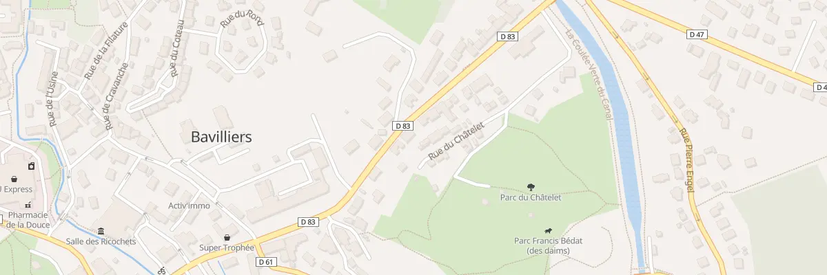 Plan du 17 Grande Rue F. Mitterrand à Bavilliers