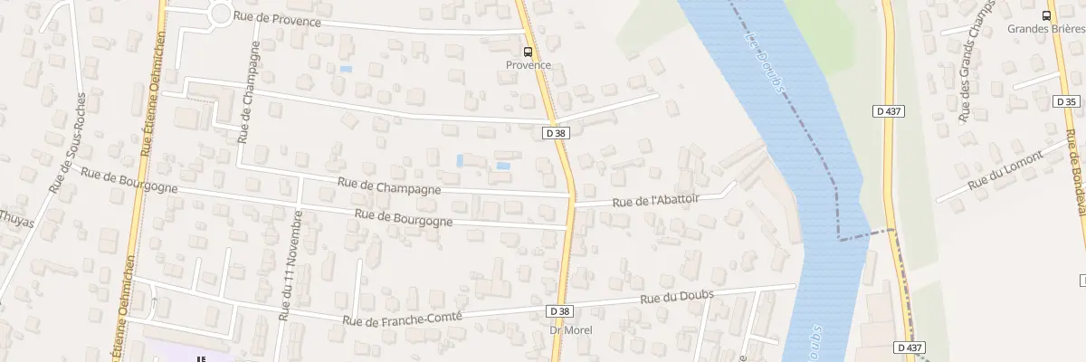 Plan du 37 Rue des Graviers à Valentigney