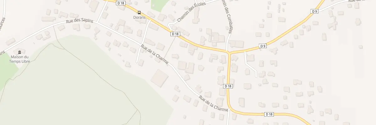 Plan du 4T Rue de la Charme à Dorans