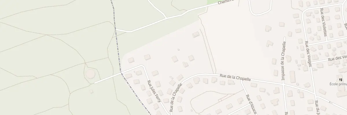 Plan du 9 Rue de la Chapelle à Nommay