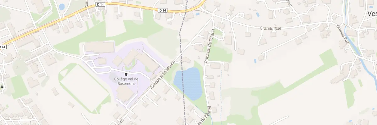 Plan du 5098 Av Jean Moulin à Vescemont