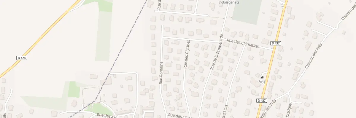 Plan du 15 Rue des Glycines à Vieux-Charmont
