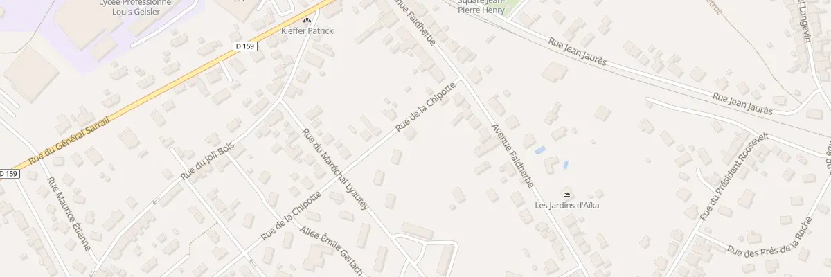 Plan du 1 Rue de la Chipotte à Raon-l’Étape
