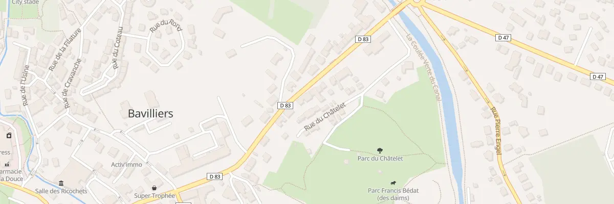 Plan du 15 Grande Rue F. Mitterrand à Bavilliers