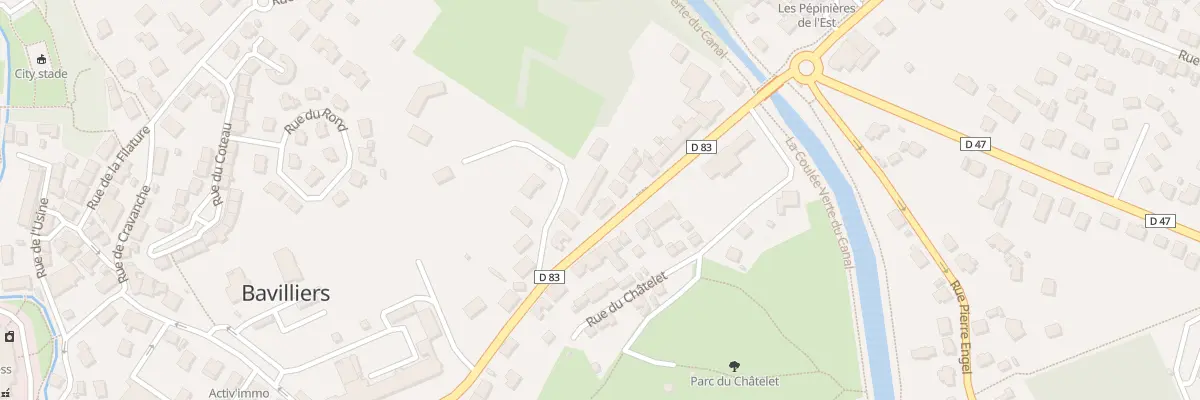 Plan du 22 Grande Rue F. Mitterrand à Bavilliers