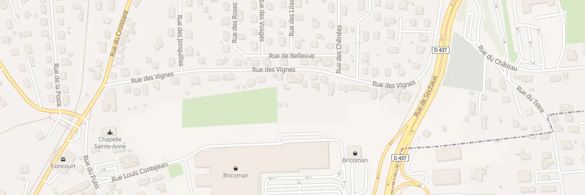 Plan du 21B Rue des Vignes à Exincourt