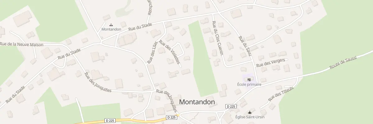 Plan du 12 Rue des Violettes à Montandon