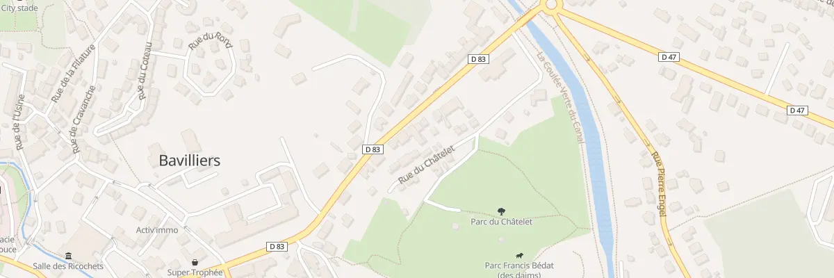 Plan du 13 Grande Rue F. Mitterrand à Bavilliers