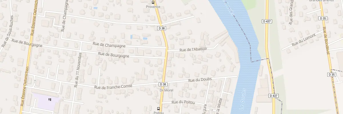 Plan du 40 Rue des Graviers à Valentigney