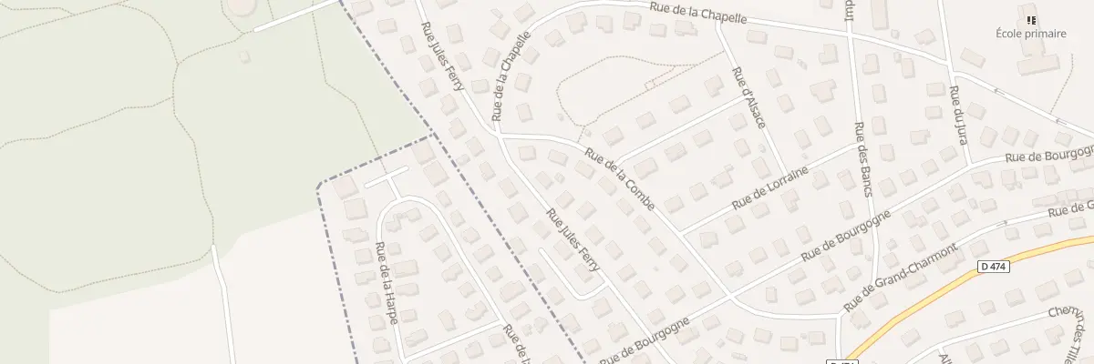 Plan du 14 Rue Jules Ferry à Nommay