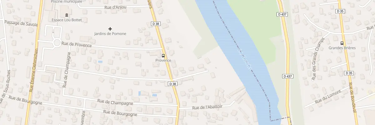 Plan du 50 Rue des Graviers à Valentigney