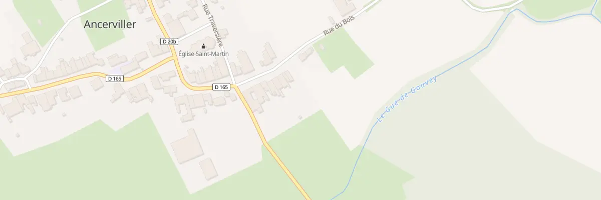 Plan du 25 Rue du Bois à Ancerviller