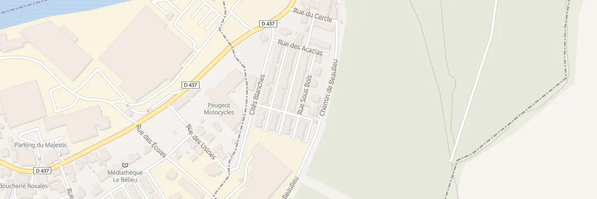 Plan du 32 Rue des Cites Blanches à Valentigney
