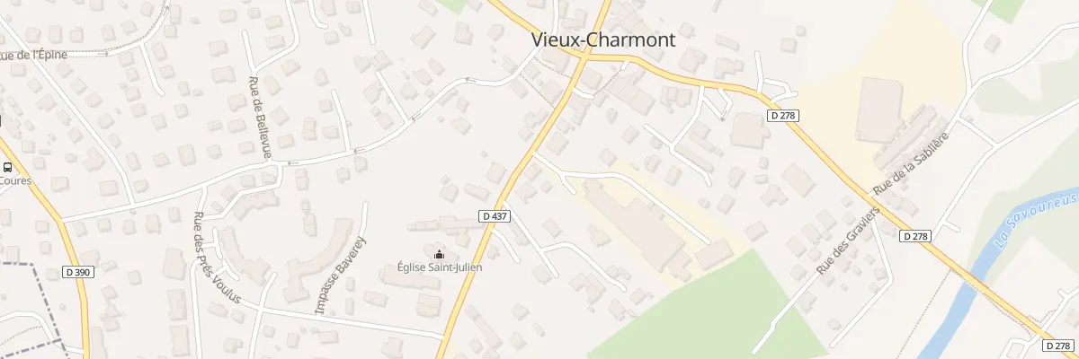 Plan du 24 Rue de Belfort à Vieux-Charmont