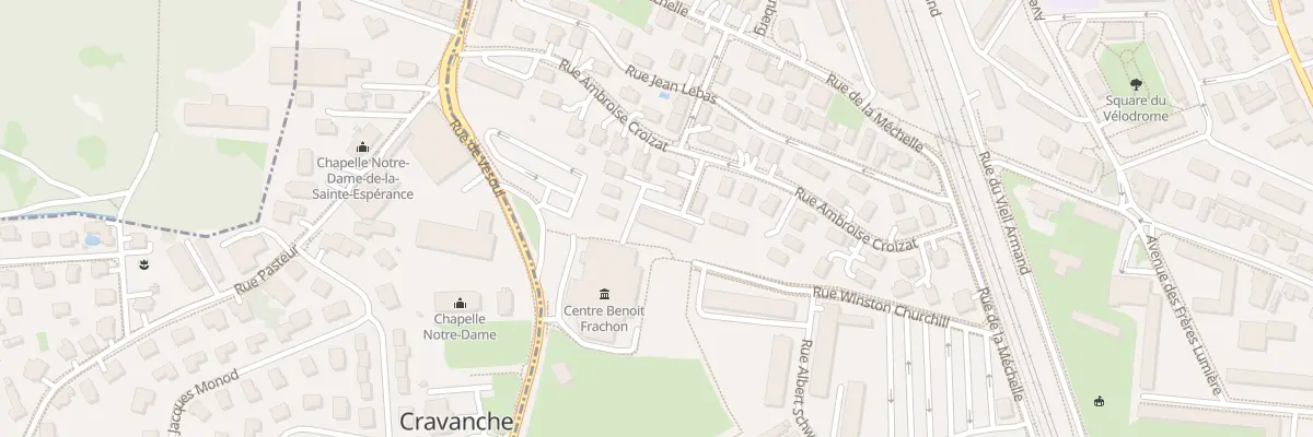 Plan du 35 Rue Ambroise Croizat à Belfort