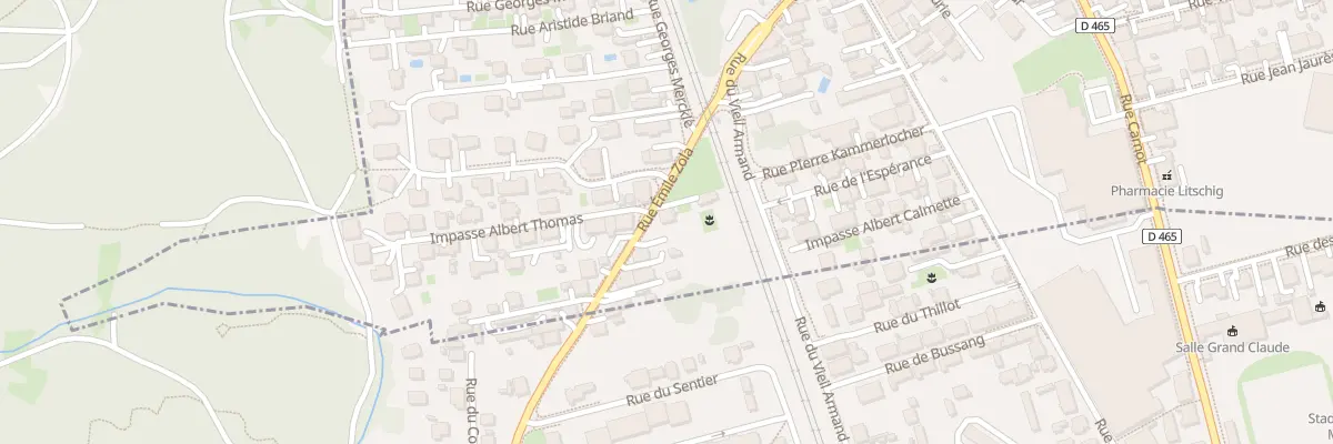 Plan du 33 Rue Emile Zola à Valdoie