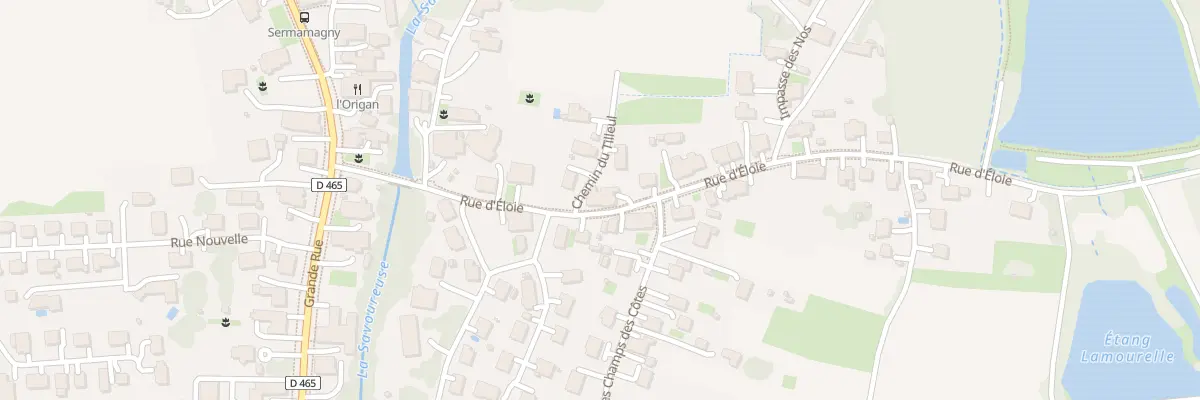 Plan du 6 Rue d’Eloie à Sermamagny
