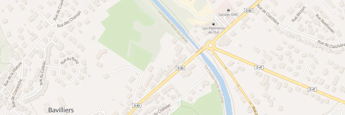 Plan du 8 Grande Rue F. Mitterrand à Bavilliers