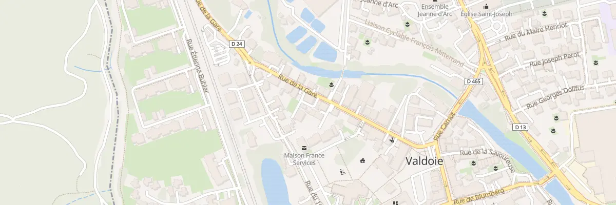 Plan du 21 Rue de la Gare à Valdoie