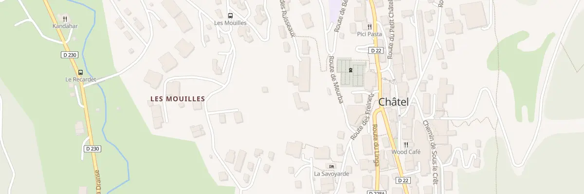Plan du 293 Che des Ruisseaux à Châtel