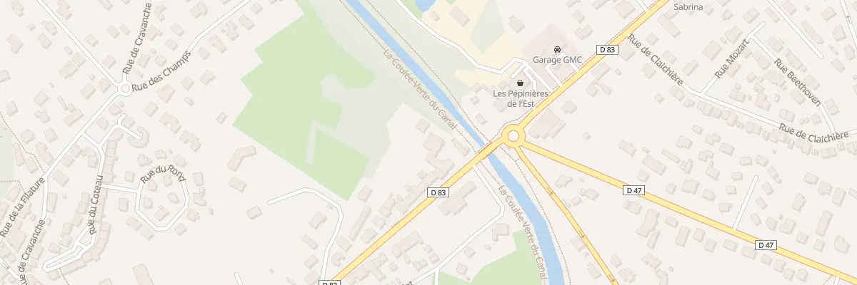 Plan du 2 Grande Rue F. Mitterrand à Bavilliers