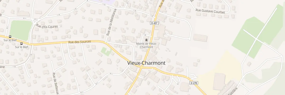 Plan du 37 Rue de Belfort à Vieux-Charmont