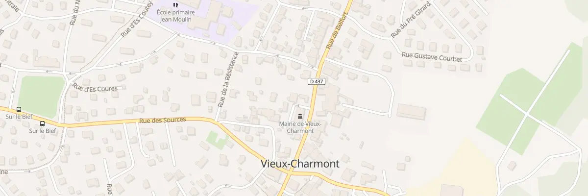 Plan du 41 Rue de Belfort à Vieux-Charmont