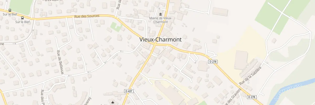 Plan du 34 Rue de Belfort à Vieux-Charmont