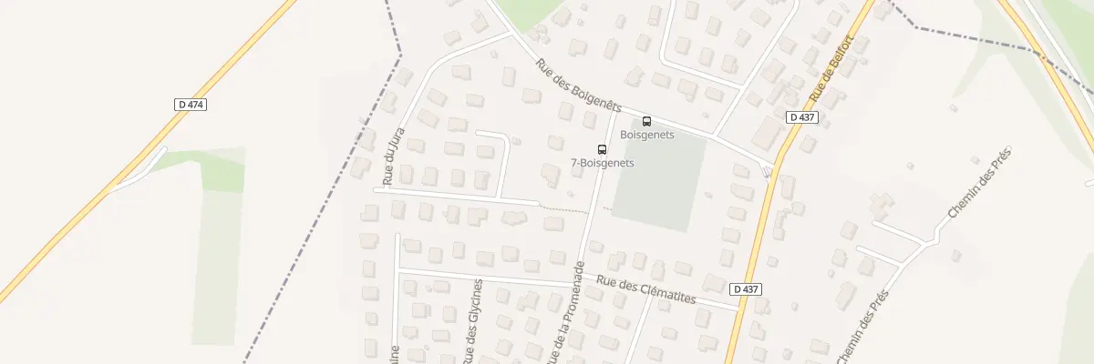 Plan du 31 Rue du Jura à Vieux-Charmont