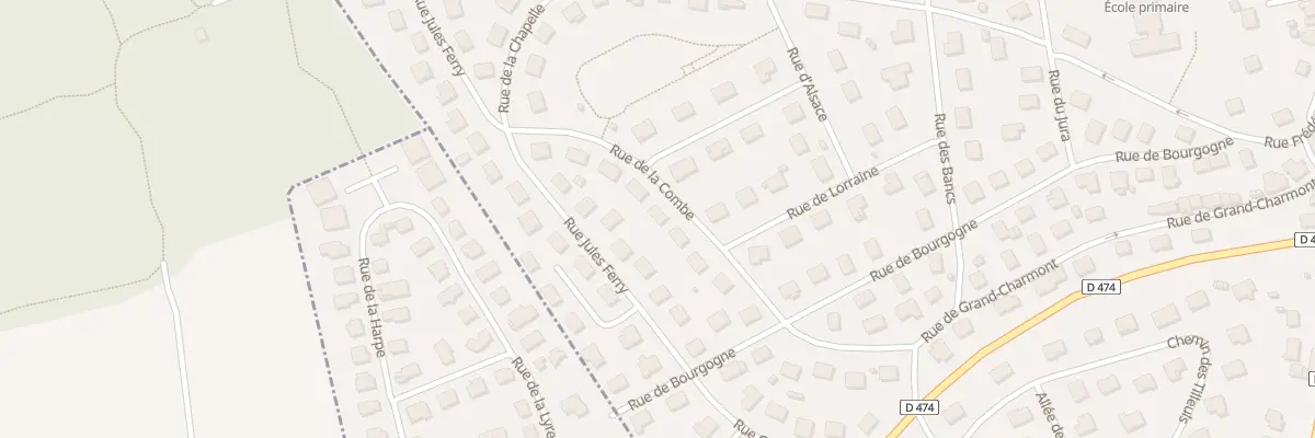 Plan du 13 Rue de la Combe à Nommay