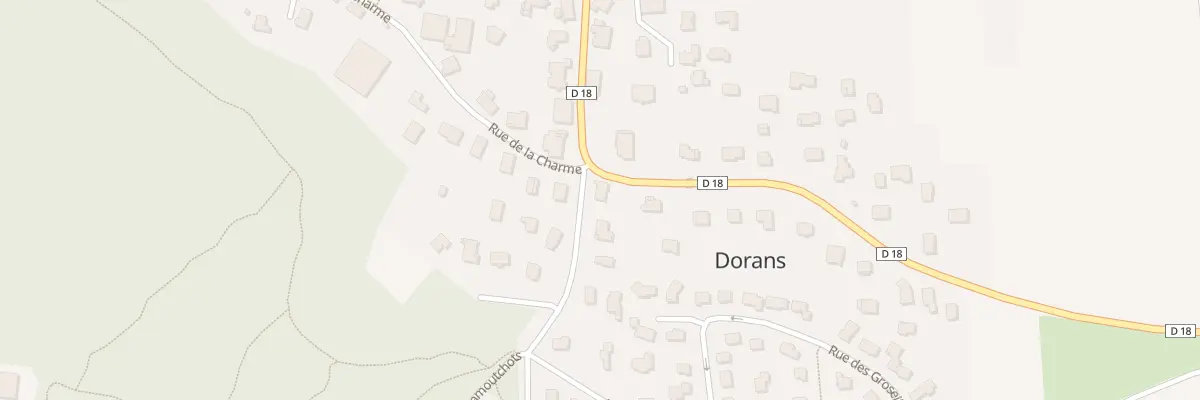 Plan du 1 Rue de la Chapelle à Dorans