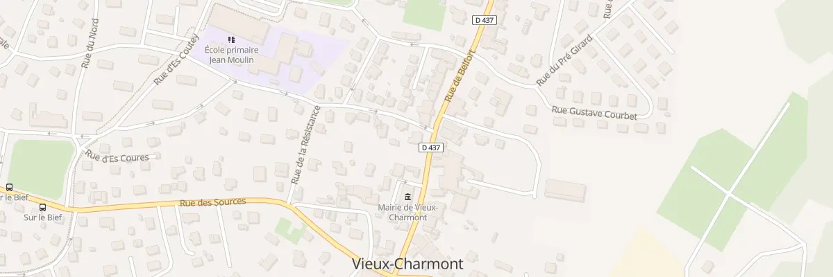 Plan du 47 Rue de Belfort à Vieux-Charmont