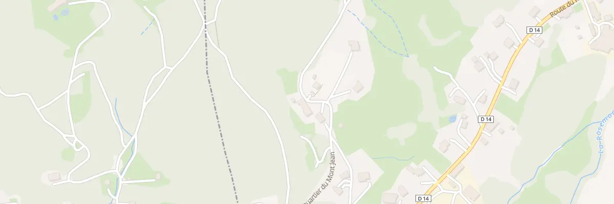 Plan du 11 Qrt du Mont Jean à Vescemont