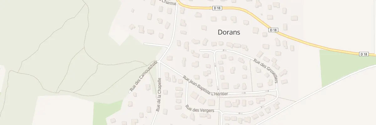 Plan du 1B Rue Jean-Baptiste l’Héritier à Dorans
