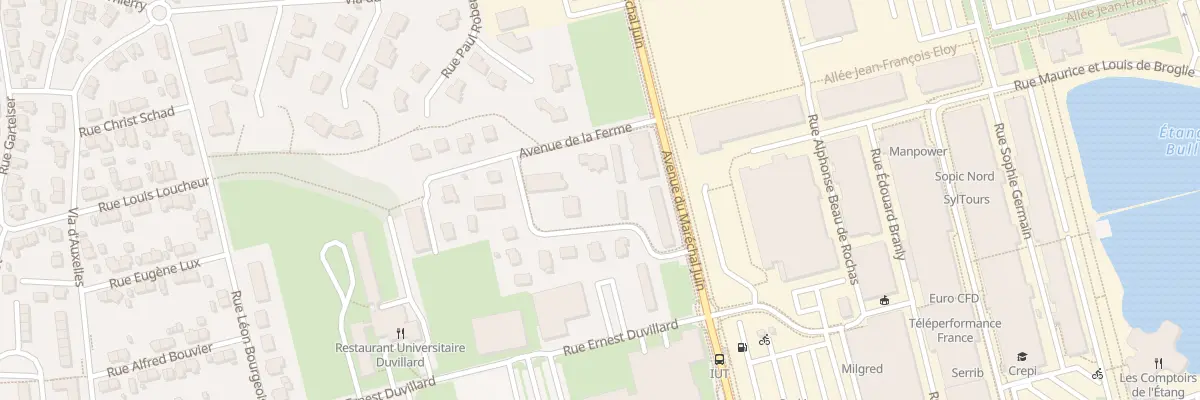 Plan du 6 Rue Rosa Bonheur à Belfort