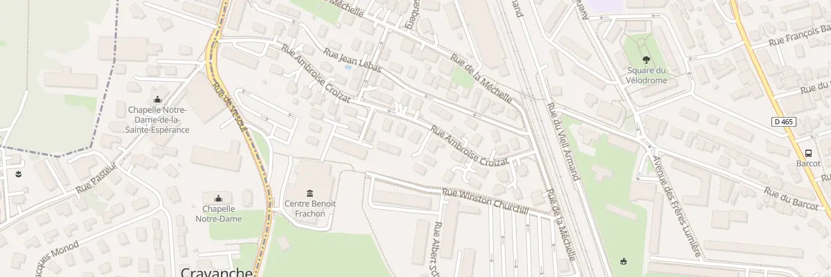 Plan du 27 Rue Ambroise Croizat à Belfort