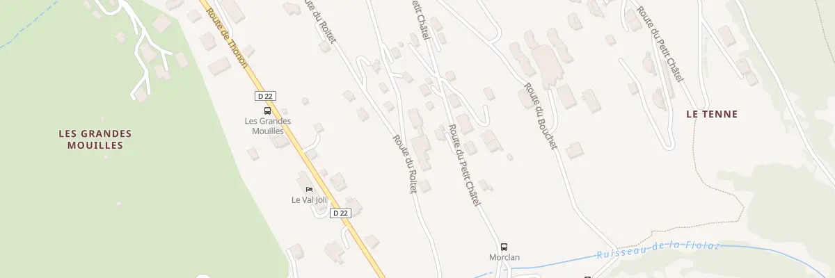 Plan du 352 Rte du Roitet à Châtel