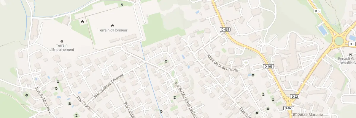Plan du 24 Rue du Maréchal Leclerc à Valdoie