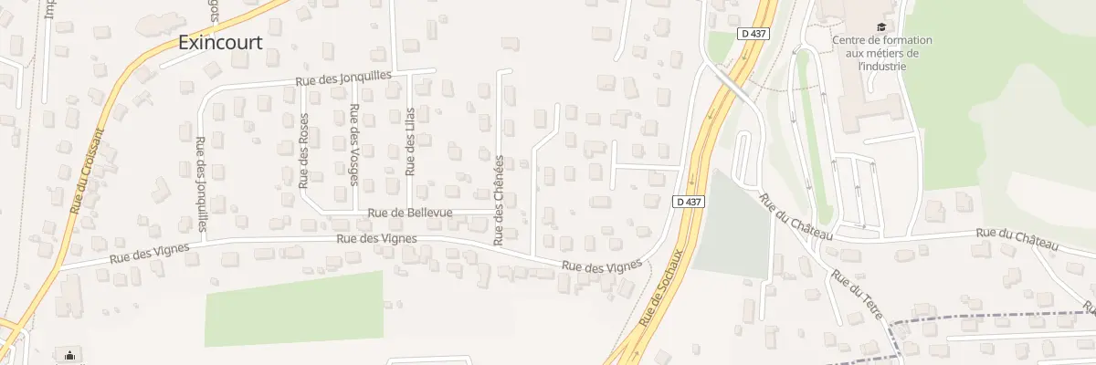 Plan du 4 Imp des Champs à Exincourt