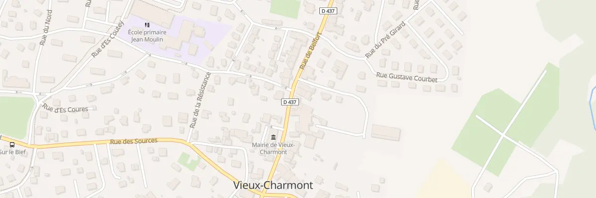 Plan du 56 Rue de Belfort à Vieux-Charmont