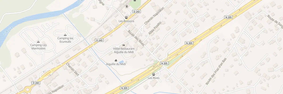 Plan du 108 Rte des Rives à Chamonix-Mont-Blanc