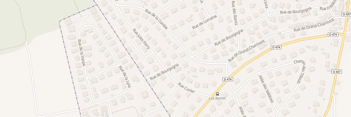 Plan du 28 Rue de Bourgogne à Nommay