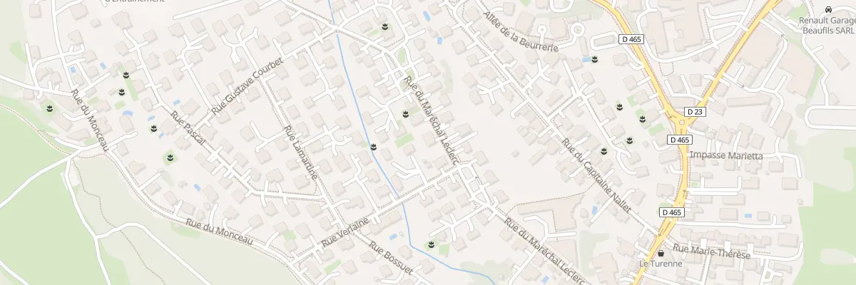 Plan du 35 Rue du Maréchal Leclerc à Valdoie