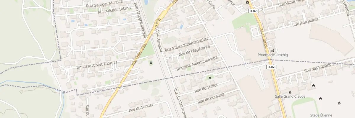 Plan du 13 Rue de l’Espérance à Valdoie