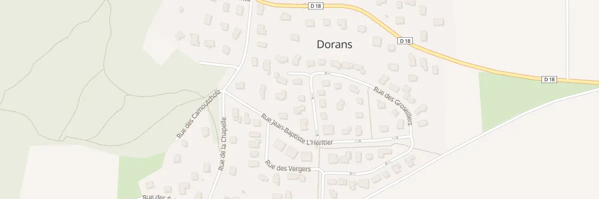Plan du 28 Rue des Groseillers à Dorans