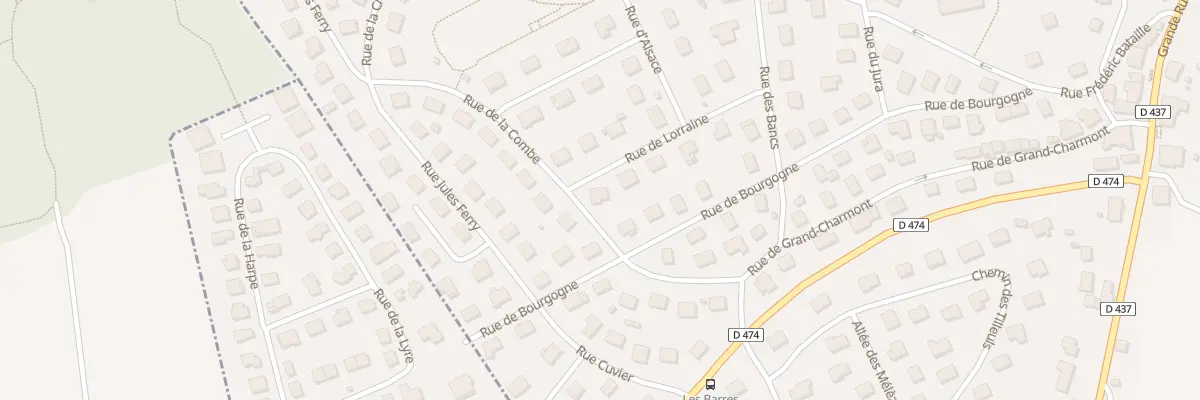 Plan du 8 Rue de la Combe à Nommay