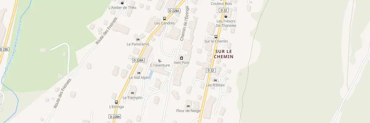 Plan du 161 Che de l’Etringa à Châtel