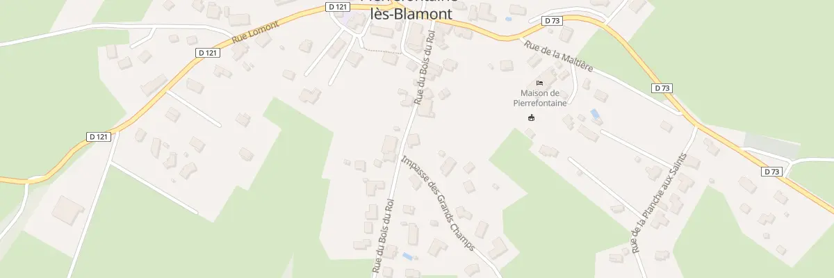 Plan du 13 Rue du Bois du Roi à Pierrefontaine-lès-Blamont